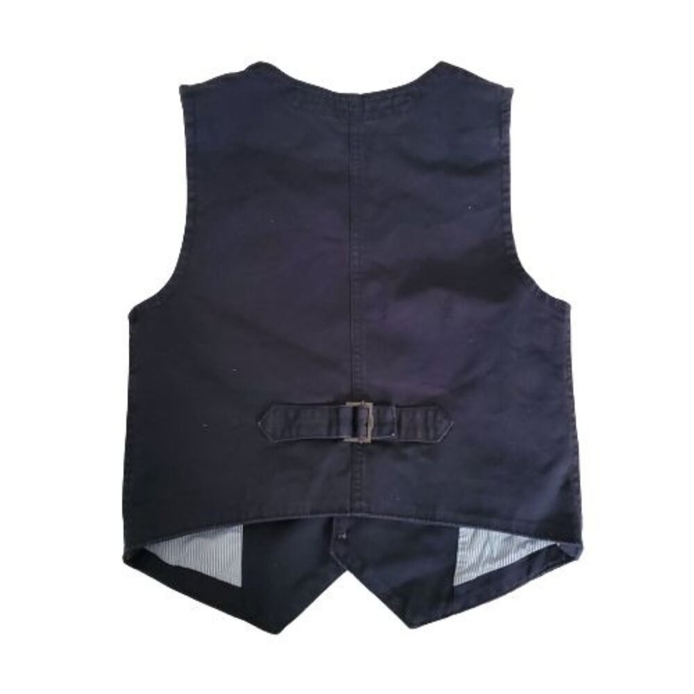 L.O.G.G By H&M Kids Boys Casual Vest Navy Blue Size 12-13Y - Picture 3 of 12